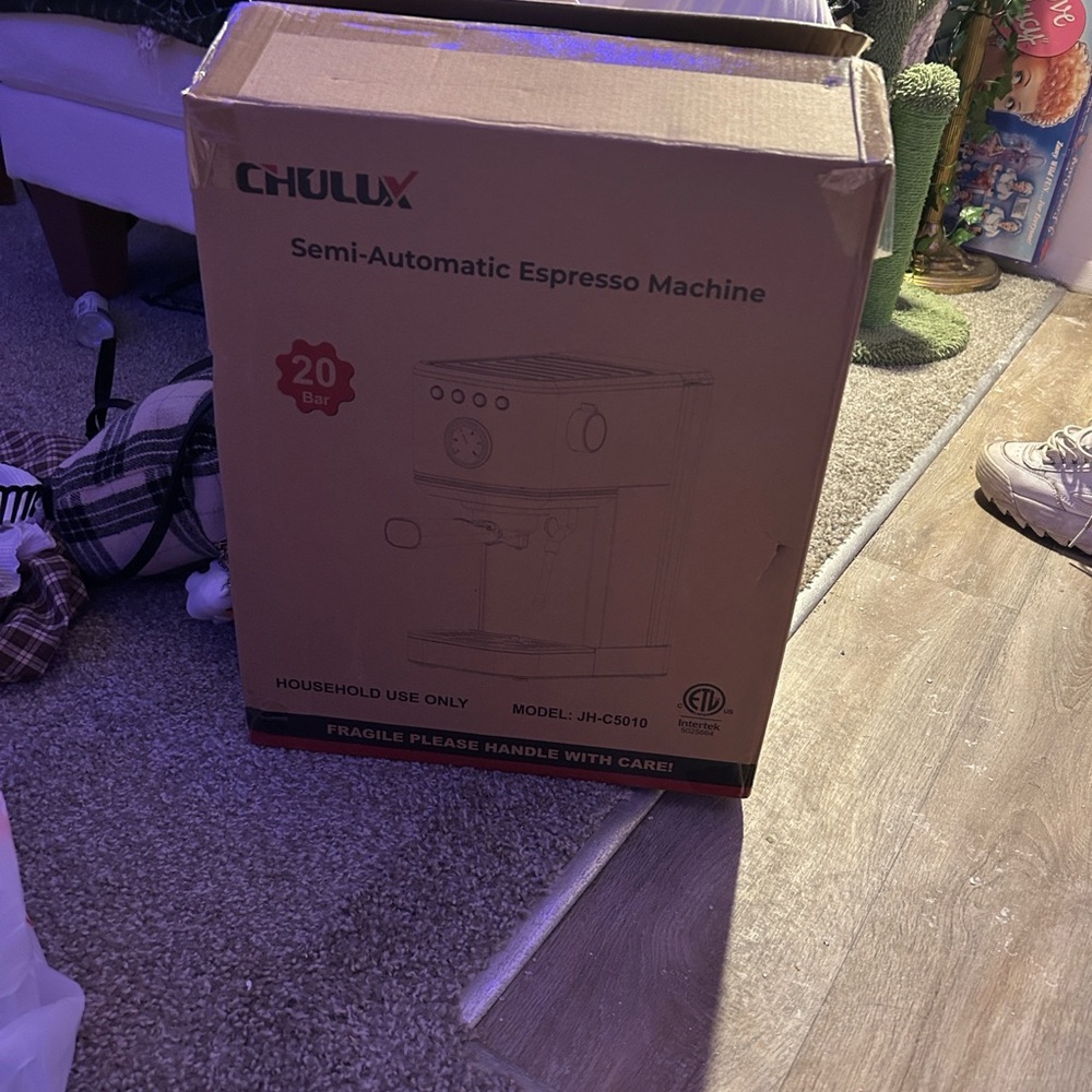Pink Espresso Machine